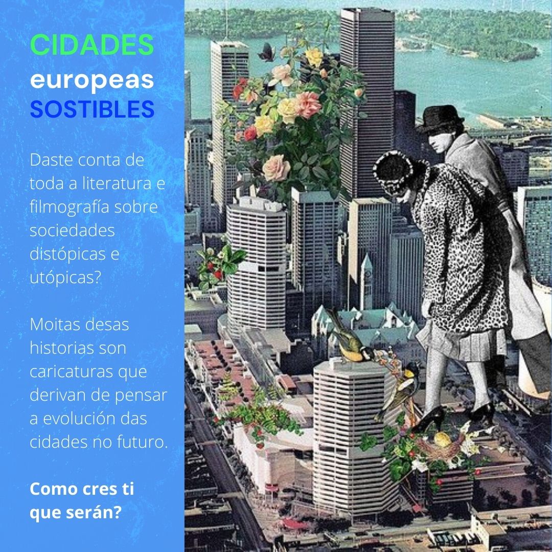 Corvxa's tweet photo. Daste conta de toda a literatura e filmografía sobre sociedades distópicas e utópicas? Moitas desas historias son caricaturas que derivan de pensar a evolución das cidades no futuro. Como cres ti que serán?
#RVXA #corvxa #DiaDeEuropa https://t.co/YYAzdDdU1R