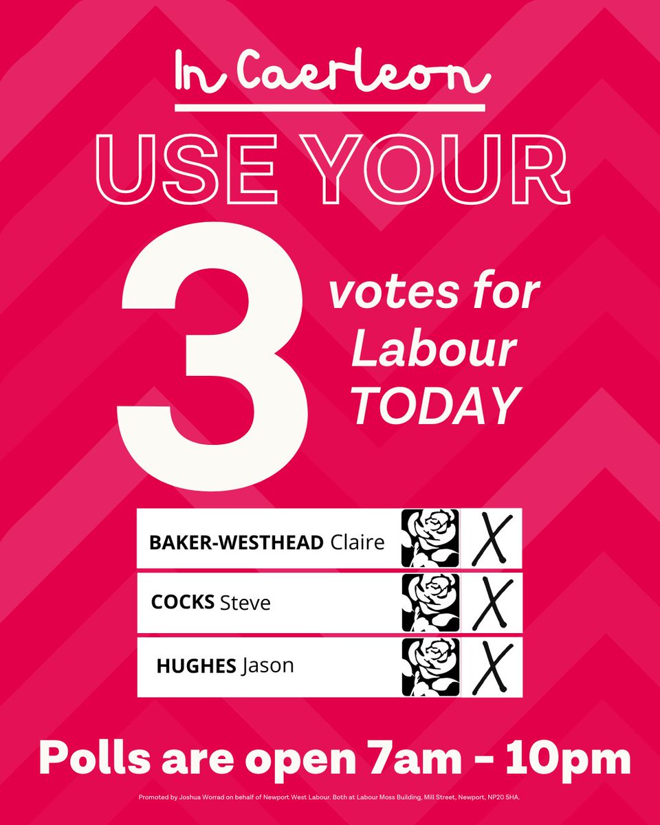 #Caerleon #OnYourSide #VoteLabour