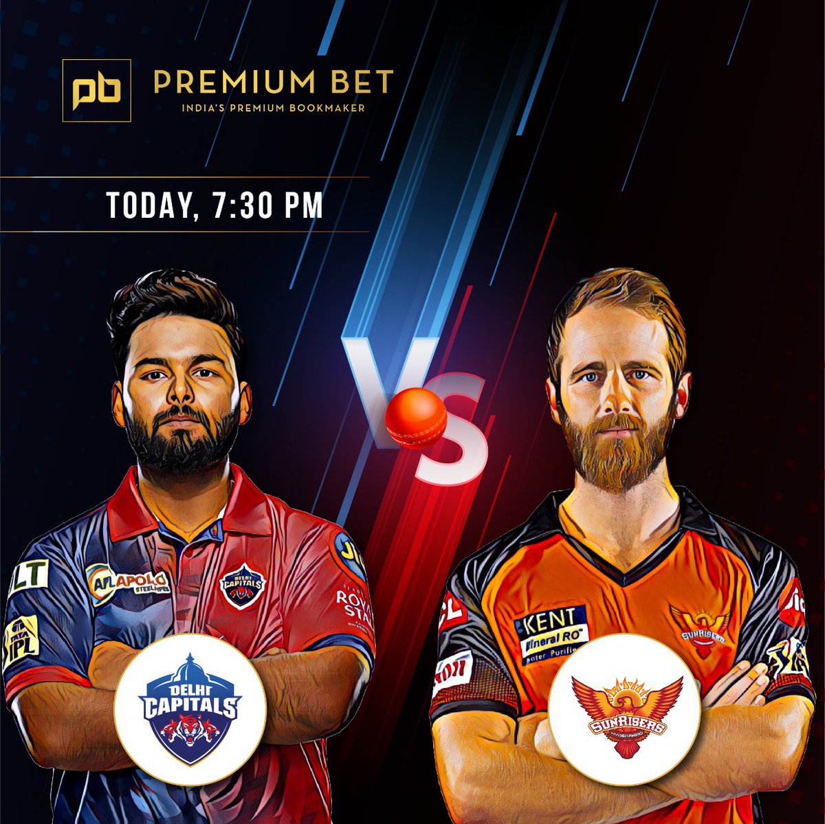 PBExch's tweet photo. Delhi Capitals VS Sunrisers Hyderabad.

#cricketodds #cricket #cricketlovers #ipl #delhicapitals #sunrisershyderabad #chakdephatte #cricketmerijaan #cricketfever https://t.co/9kIoCqFouC