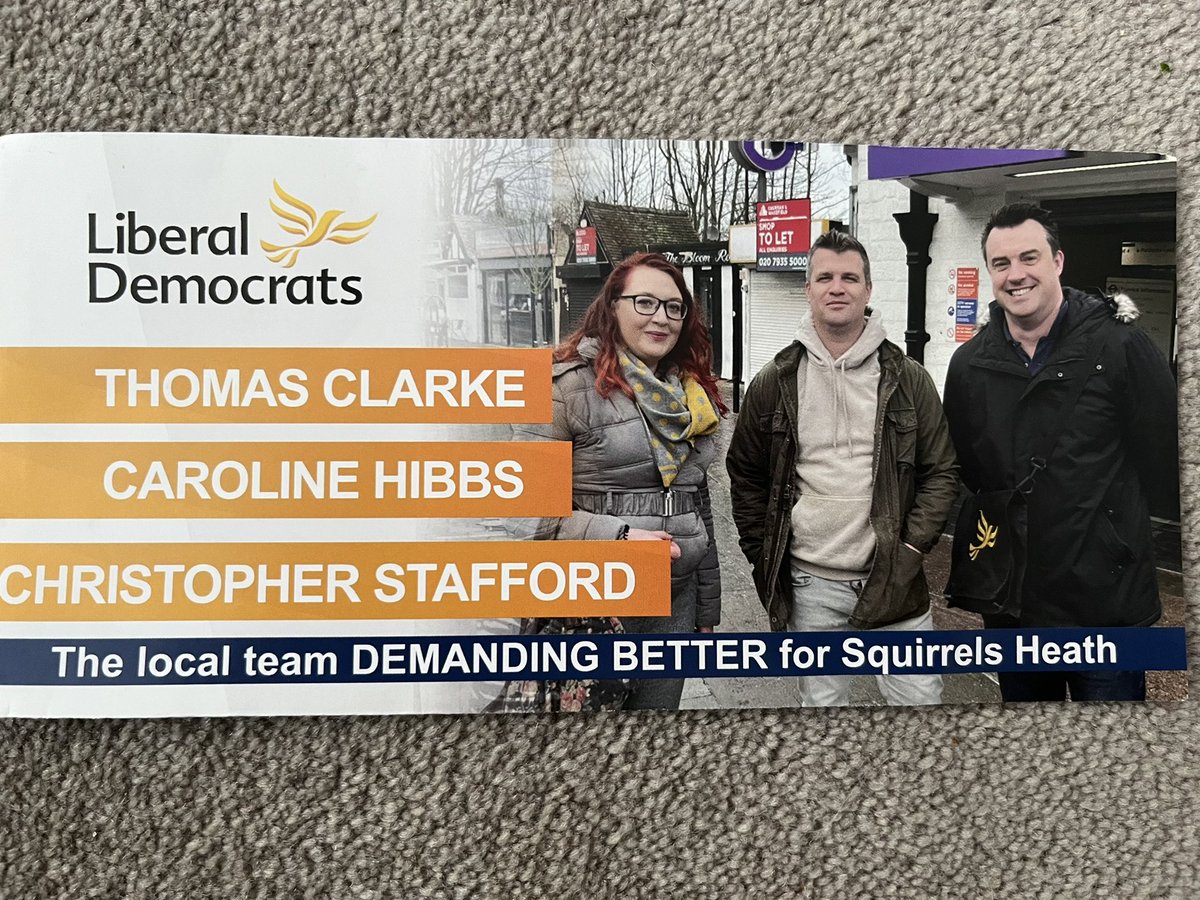 tpc1981's tweet image. Big day today - as I stand in the Havering Local Elections in Squirrels Heath Ward - if you are fed up with the Conservative and Resident groups squabbling - vote for me and the team