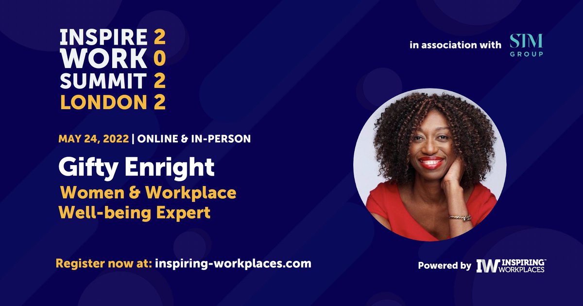 Gifty_Enright's tweet photo. The IW Summit 2022 on 24 May. Do not miss out!
Use my discount code GiftyVIP on ticket purchases and get 50% off the ticket price!
Register to attend online or in-person here: https://t.co/ujU3HS4jiQ
Arrive curious, leave inspired. #mywhy #inspirework #inspireworksummitlondon https://t.co/FD674h6u54