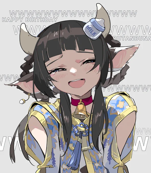 全宇宙最愛笑的賢婿HBD哦

#2022祝蘆棠布奈181大壽生辰快樂 
#蘆棠萬兔 