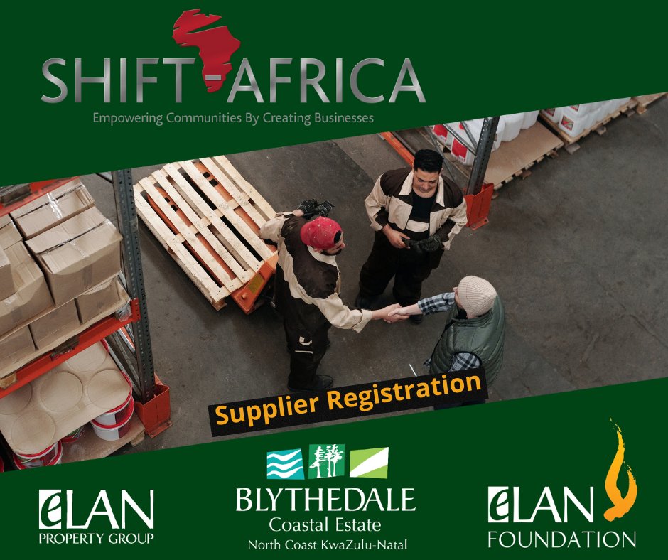 elanproperty's tweet photo. With Shift-Africa and Blythedale Coastal Estate we are working towards improving the lives of local communities surrounding eLan Developments. If you are a supplier please register your service or trade type on our supplier database link below:

https://t.co/UYyA834TOh https://t.co/yrO50p8kGi