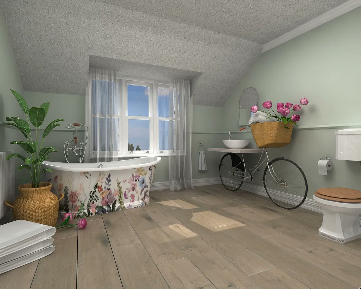 Don't mind us...
We're just manifesting some Spring sunshine ☀️🌸

#newcityheating #spring #bathroomdesigners #interiors