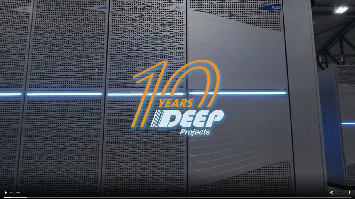 DEEPprojects's tweet photo. The DEEP series of projects is 10 years old - a good opportunity to look back and celebrate the reached milestones. We spoke with researchers from the #DEEPprojects earlier this year. Watch the video on our website and find out how everything began. 💙
https://t.co/IqemU2PLeR https://t.co/t4OQayhgb7