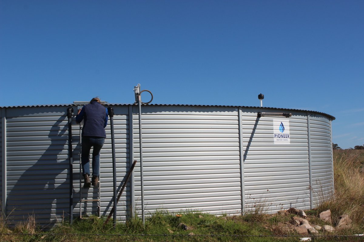 farmbot_tech's tweet photo. Stop climbing ladders and peaking over your tank to see whether you have water. Have 24/7 visibility and accurate records at the touch of a button with Farmbot.
To find out more give us a call on 02 9030 4760
#knowyourwater #goodbyeguesswork #remotewatermonitoring https://t.co/fWjdD370m3