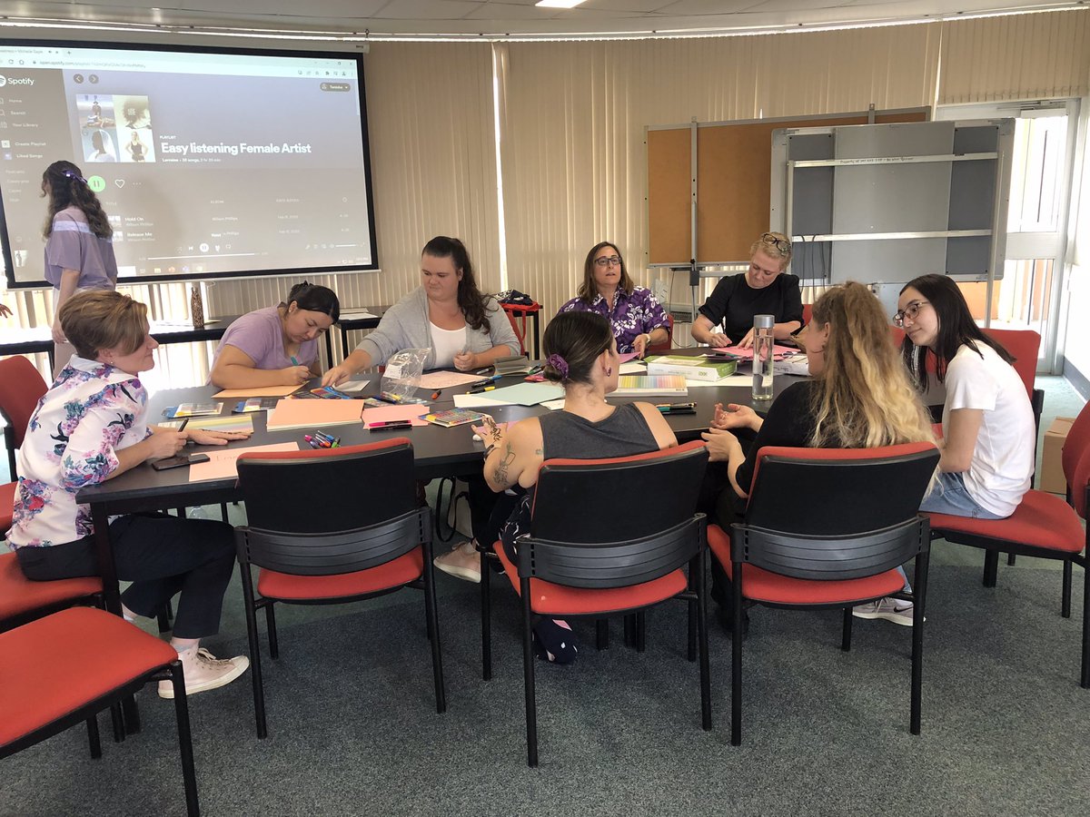 GriffithMidwife's tweet photo. #IDM2022 celebrated today by midwifery lecturers &amp; students together at Logan campus Griffith University. Prize giving followed by #artwork #pampering #henna #slogans #relaxation https://t.co/haF9GkHvsp
