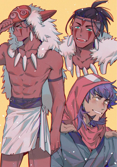 that one time I drew princess mononoke AU

※ダンキバ/dnkb 