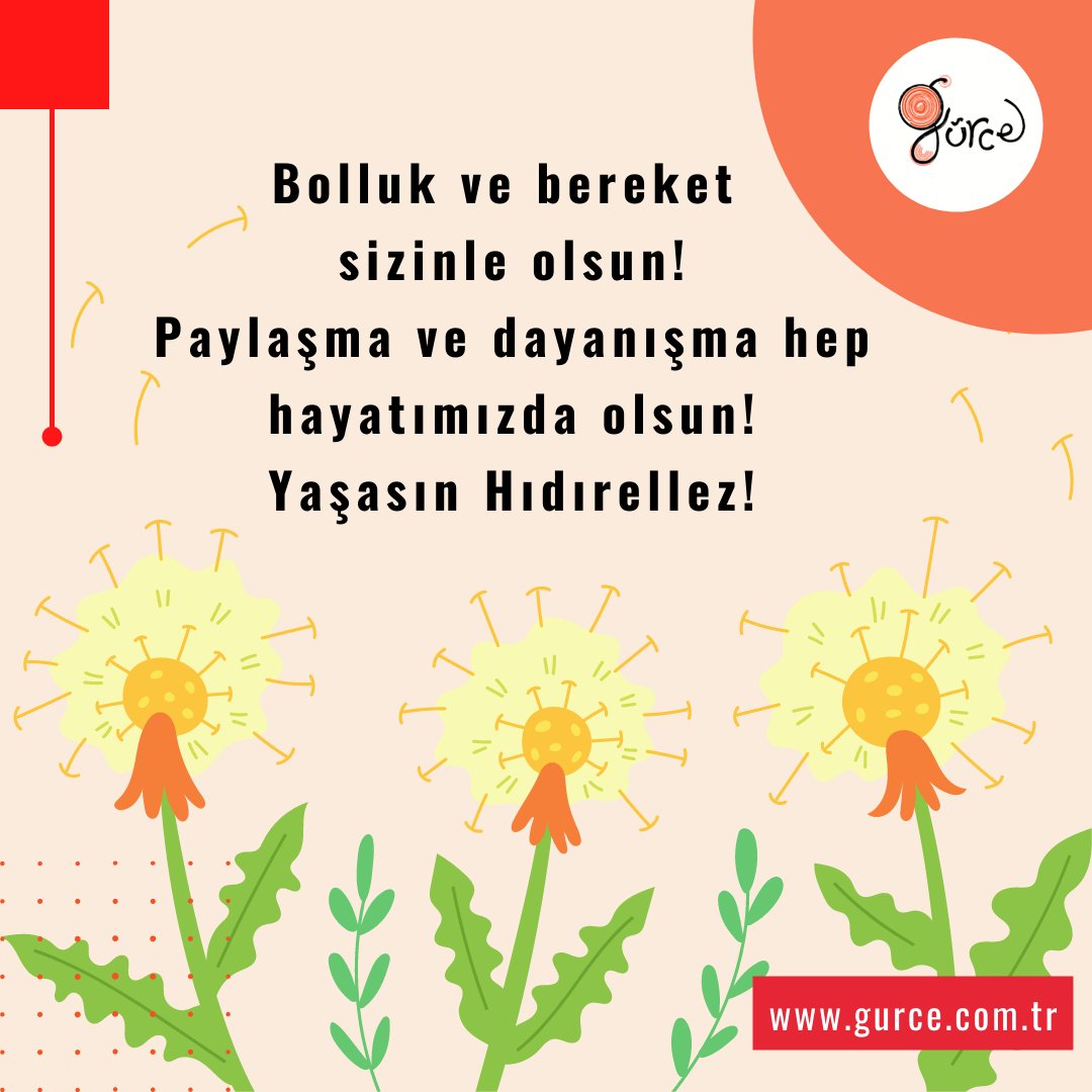 Bugün Hıdırellez! Bolluk ve bereket habercisi, doğanın uyanışı ve kalplerin umutla, heyecanla attığı gün...
Paylaşma ve dayanışma hep hayatımızda olsun, bolluk ve bereket sizinle olsun!
#YaşasınHıdırellez
