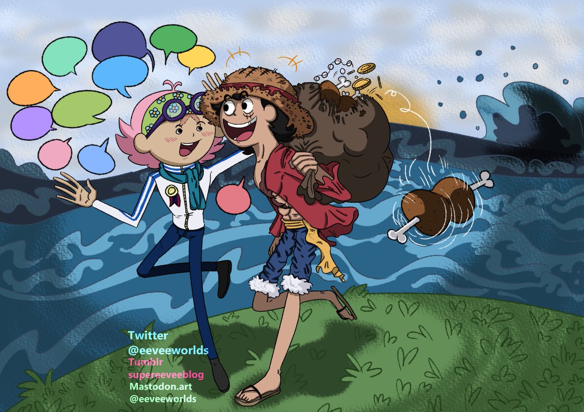 SuperEevee (@eeveeworlds) on Twitter photo 2022-05-05 07:28:56 Happy Birthday Luffy!!!👑🍖👒🎈🍰 I want draw add Coby because they love fun talks enjoy! #ONEPIECE #ルフィ生誕祭2022 #ルフィ #Onepiecefanart #monkeydluffy Happy Birthday Luffy!!!👑🍖👒🎈🍰 I want draw add Coby because they love fun talks enjoy! #ONEPIECE #ルフィ生誕祭2022 #ルフィ #Onepiecefanart #monkeydluffy