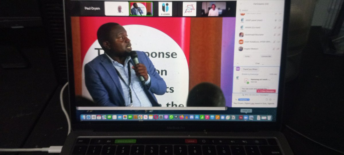 PaulJOryem's tweet photo. At the #GDDF2022 expert discussion panel, a launch pad event for the #OSEQ initiative in Uganda

Representing:
@DigitalLyecHQ 
based in Gulu, Uganda with remote members and contributors globally 

Preplanning for mhealth project . . .
Thanks for the link @Monica40793229! https://t.co/Z0TkRwEr7r