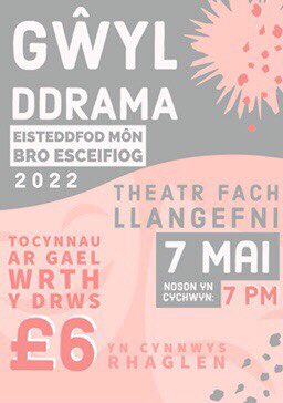 EEsceifiog's tweet photo. Cofiwch am hon nos Sadwrn! @steddfota16 @TFLlangefni https://t.co/9oAQfhuvWy