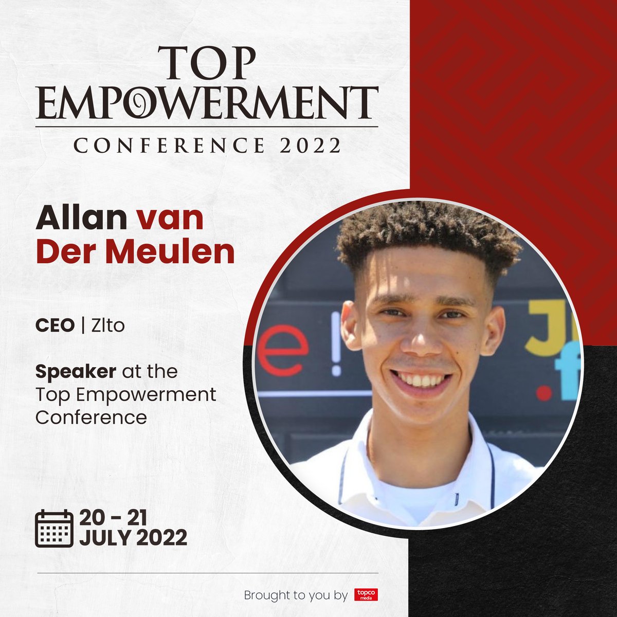 <a href="/AllanVDM/">Allan van der Meulen</a> is 1 of the 2020 Mail &amp; Guardian 200 young South Africans and the co-founder and CEO of <a href="/ZltoRewards/">Zlto</a> (zlah-toh) - an award winning digital platform that was co-founded by social enterprise <a href="/RLabs/">RLabs</a>. 

#TopEmpowerment #MG200Young #Transformation #Youth