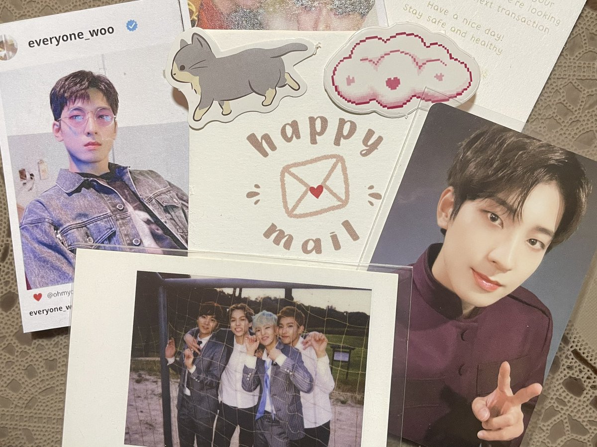 yeonzbns's tweet photo. __ 💌 ☻ #rmails 

they’re home !! <3 thank you for packing them well and for the freebies! 🫶🏻

🧸 @ohmycollects #OhMyFeedback https://t.co/bwd35aroJE