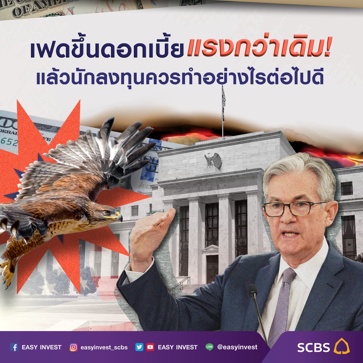 EASYINVEST_SCBS's tweet photo. 🏦ผลประชุมเฟดเข้มงวดน้อยกว่าคาดการณ์...แล้วใช่จังหวะกลับเข้าลงทุนแล้วหรือยัง?

อ่านรายละเอียดฉบับเต็ม คลิก https://t.co/5Kqm1Y2tMg

#เฟด #FED #เจอโรมพาวเวลล์ #ดอกเบี้ย #ลงทุน #ตลาดหุ้น #ปรับพอร์ต #EASYINVEST #SCBS https://t.co/lo3IvHs2jE