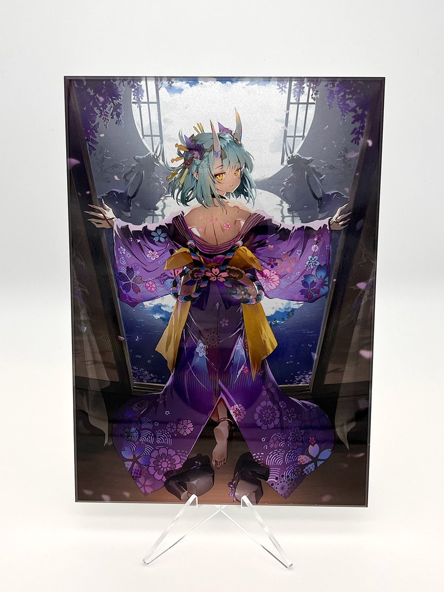 ぼたん しぐれうい 絵師100人展10 アクリルアートプレート 受注生産
