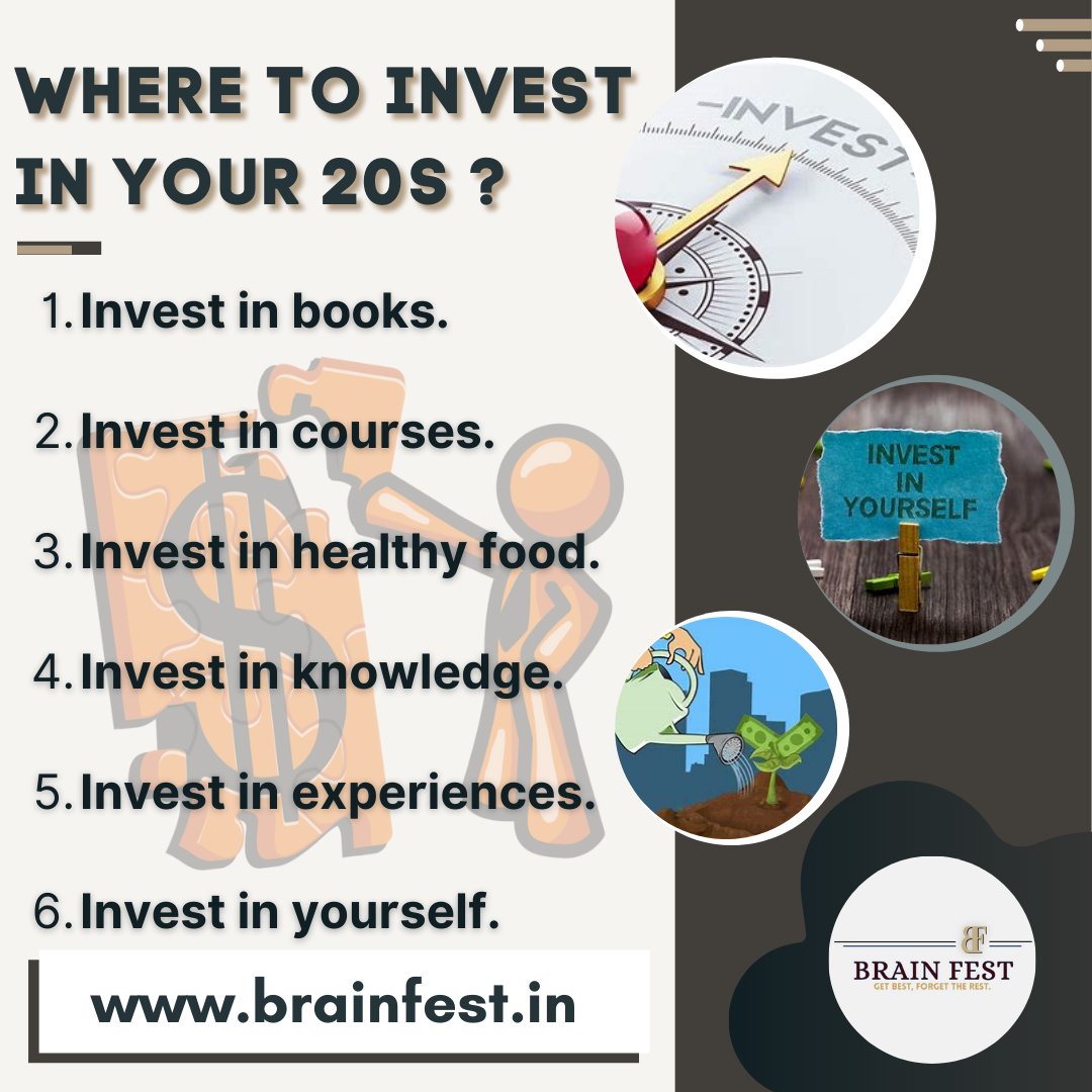 wethebrainfest's tweet photo. Where to invest in your 20s #invest #investments #20s #investing #money https://t.co/W0XduufKPb