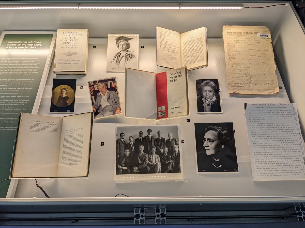 ...and it's launched! We're delighted to host this free public exhibition — Women's International Thought — curated by @leverhulmewhit. Come and take a look! ℹ️ lse.ac.uk/library/whats-… @LSEIRDept @politics_oxford