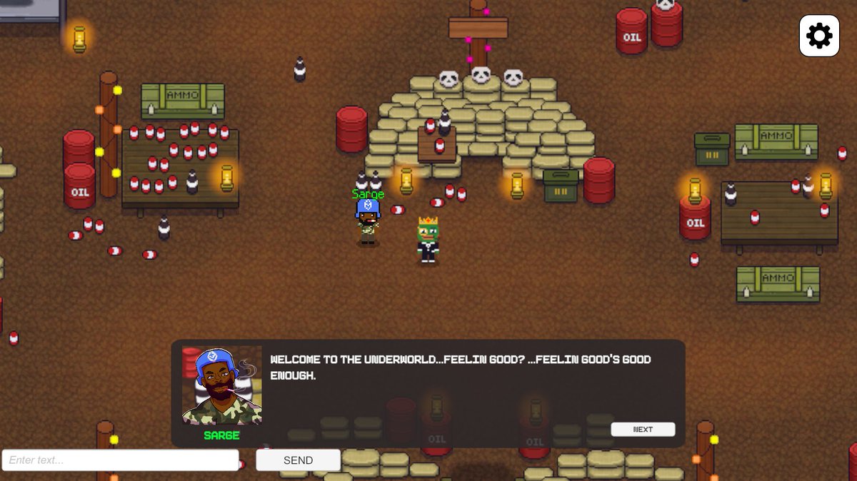 "Welcome to the underworld.."

Looks like Sarge is ready, but are you?

Huge update on 8BIT Metaverse tonight! 💯🚀

<a href="/FantomPunks/">FantomPunks</a> 

Grab your Netizens here:
paintswap.finance/marketplace/co…

#FTMUSDT