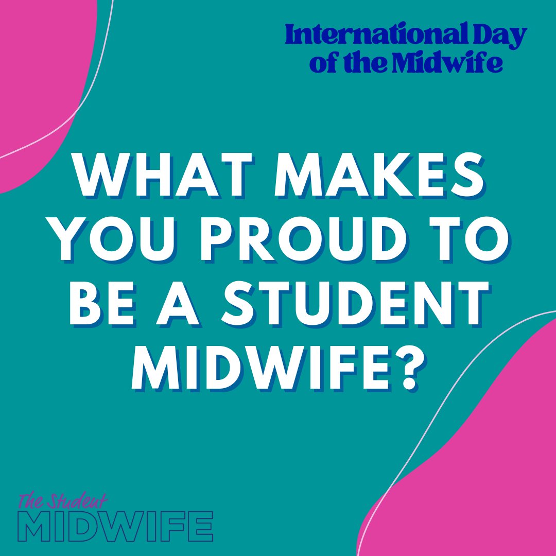 💜 HAPPY International Day of the Midwife! Today is a day to celebrate all things midwifery and we want to hear what makes you PROUD to be a student midwife.

💜 Share your highlights, favourite memories, best experiences and proudest moments 👇 #IDM22 #IDM2022