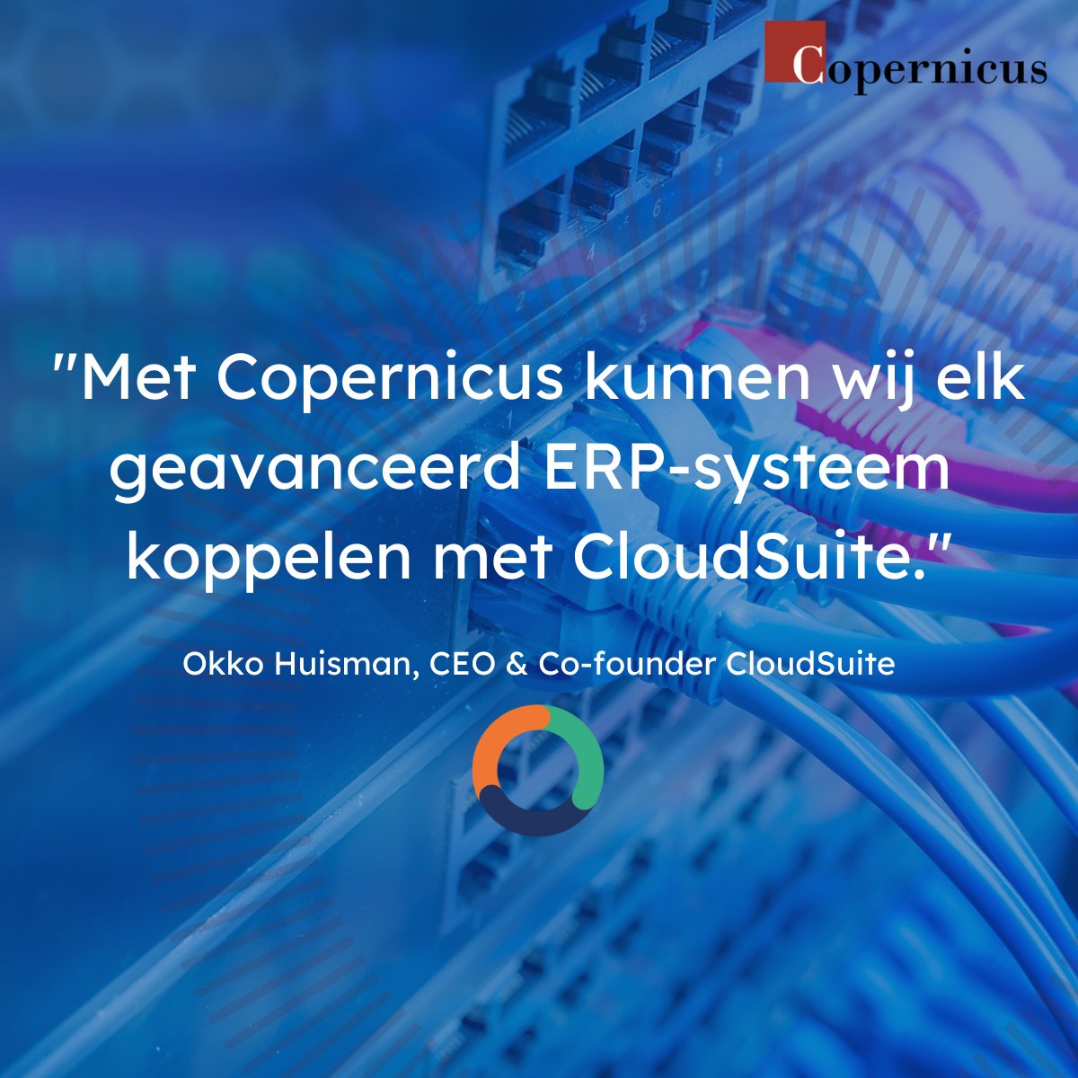copernicusit's tweet photo. Samenwerking #Copernicus en #CloudSuite is een succes voor de klant. "CloudSuite faciliteert het e-commerce systeem en definieert welke datastromen gekoppeld moeten worden. Daarna realiseert Copernicus de koppeling."
https://t.co/DkWlJ1gJxs
#API #ERP #ecommerce #EDI #koppelen https://t.co/xwipNY7WlS