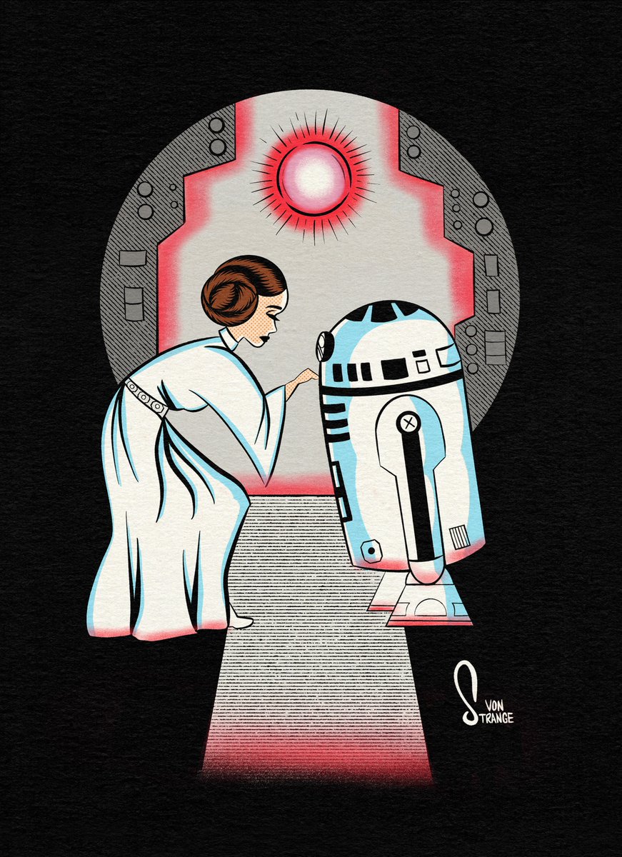 vonstrange_'s tweet photo. 🖤💫 #MayThe4thBeWithYou #StarWarsDay #starwars #MayTheFourthBeWithYou #princessleia #r2d2 #anewhope #starwarsart #retroart #comics #marvelcomics #vonstrangeart https://t.co/HFJOKJFAc3