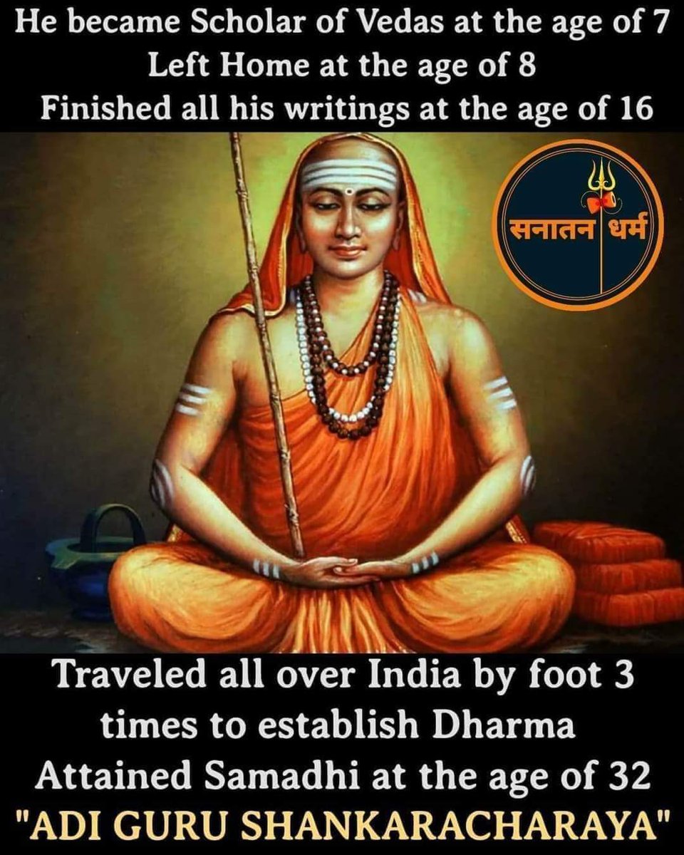 DrSanjayBJP's tweet photo. #Adiguru_Shankaracharya founded four monasteries (#mathas) - one each at the four cardinal points in India. Here are the four mathas founded by #Shankaracharya -:-

1.Sringeri Sharada Peetham
2.Dvaraka Pitha 
3.Jyotirmatha Peetham
4.Govardhana matha 

#आदिगुरु_शंकराचार्य https://t.co/6GzIsmp4ky