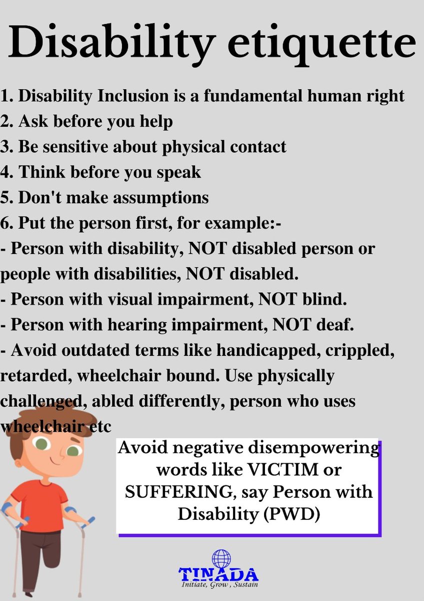 #disabilityinclusion #DisabilityTwitter #DisabilityRights