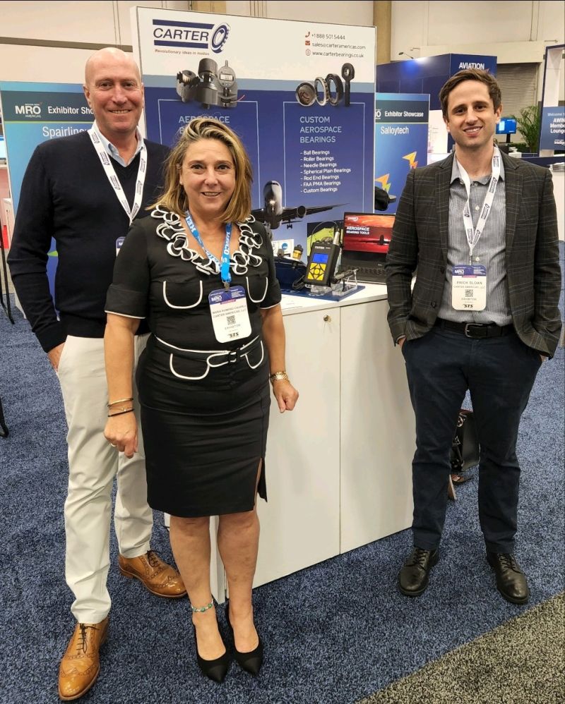 MRO Americas 2022 was incredible! We want to thank all of our friends and partners for making this a great show. Carter Americas, LLC has already booked a bigger stand for next year and we look forward to seeing everyone again.
