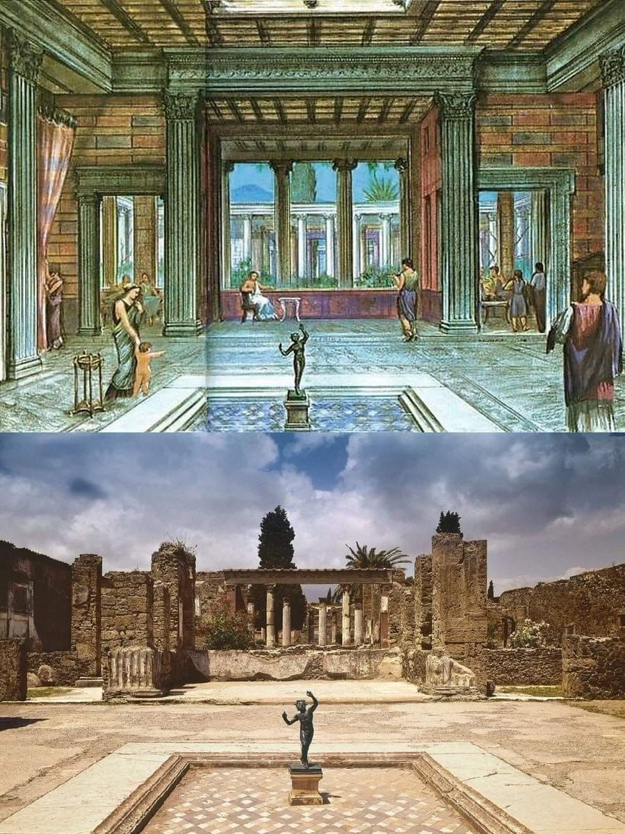 Reconstruction of the House of the Faun, Pompeii