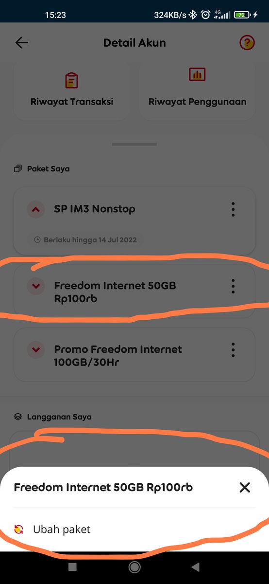 x_cisadane's tweet photo. @IndosatCare Gimana cara nya Hapus Paket? Yang ada hanyalah Ubah Paket. https://t.co/j7U5ZZ8svw