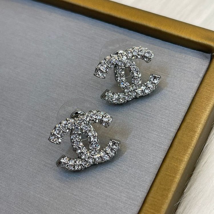 double c chanel earrings