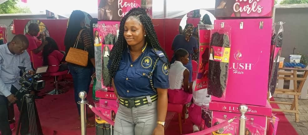 Miss_magnolia20's tweet photo. The brave and hardworking staff at Halogen security services were not left out of the fun too๐
Lush Hair gave them a makeover treat and its obvious they had a wonderful timeโคโค
#LushedAtWork https://t.co/NfQNMpthD0
