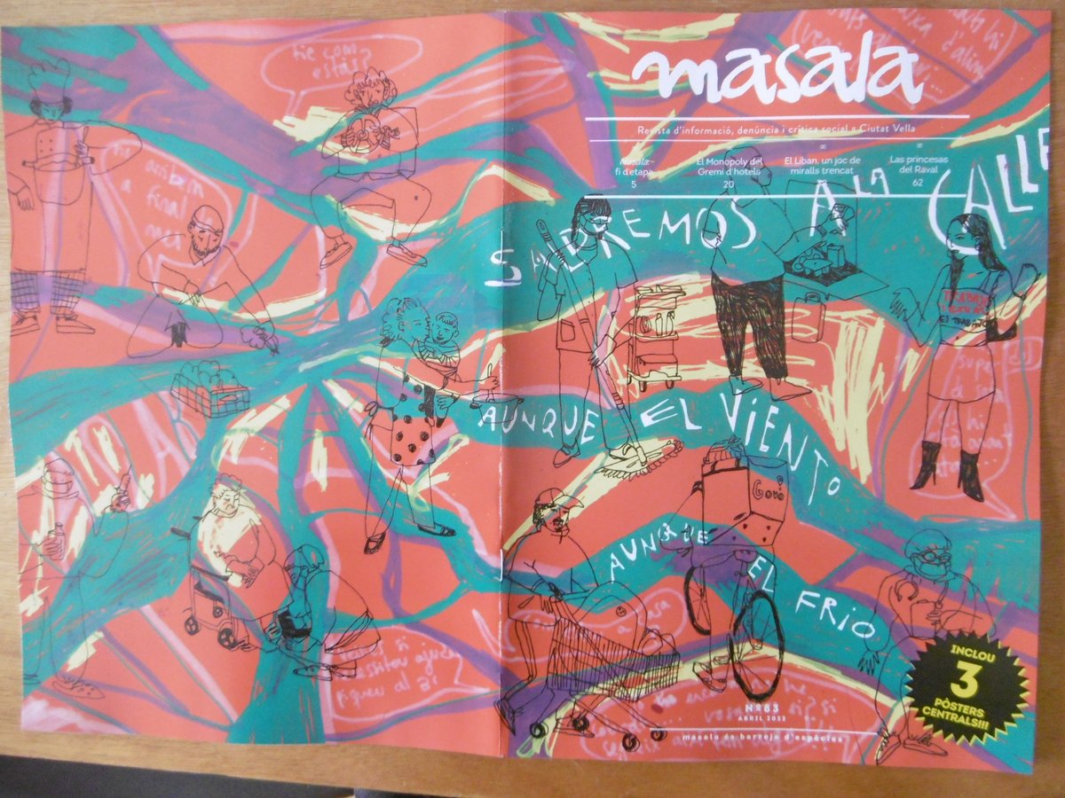 masalacv's tweet photo. Sensacions agredolces amb la sortida de la #masala83, ja al carrer i al web.
Contentes perquè ens encanta fer la revista.
Tristes perquè serà l'última, com a mínim durant un temps.
I emprenyades perquè... https://t.co/yzdleFa7wG