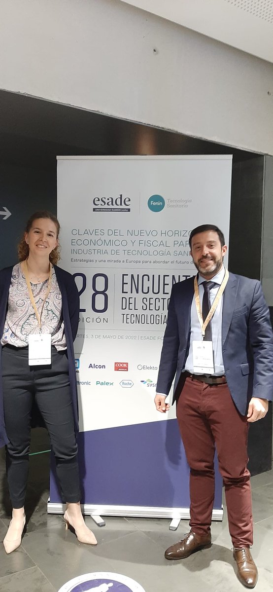 tunstall_es's tweet photo. Nuestros compañeros @rgomezmanzano, responsable de proyectos de #SaludDigital y Alicia Fernández, responsable de proyecto Ayto. Madrid están hoy en el Encuentro del Sector de #TecnologiaSanitaria organizado por @fenin_es junto con @ESADE #TecnologíaparaVivir https://t.co/mCEPyvg1tw