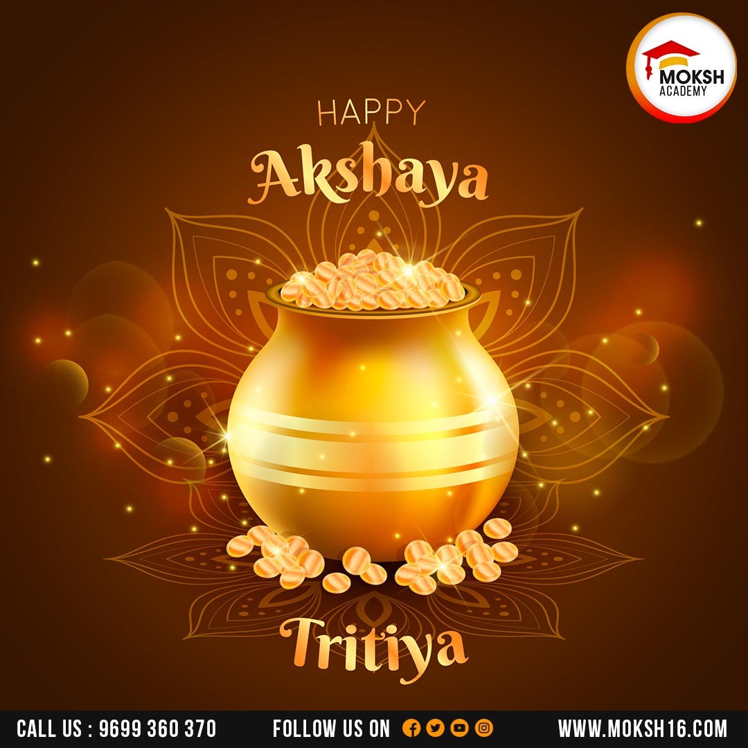 CoachingMoksh's tweet photo. Sanskrit word 'Akshaya' means one that never diminishes. May this day of Akshaya Tritiya bring you good luck, which never diminishes.🙏
Website.
https://t.co/9sgvjYcpu4
Check other sites too
https://t.co/OHHWkZbFsd
Contact. 9699360370
#mokshacademy #AkshayTritiya #usmle2 #usmle https://t.co/XmiyejVJVd