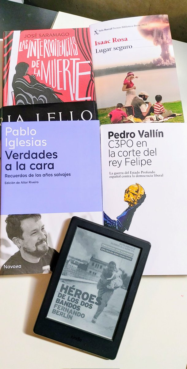 soy_angelmora's tweet photo. Algunas lecturas de lo que va de 2022 muy, pero que muy recomendables 📖📚
@SaramagoHoy @_isaacrosa @PabloIglesias @pvallin @radiocable
#yoLeo #Literatura #libos https://t.co/OW4671k0Dp
