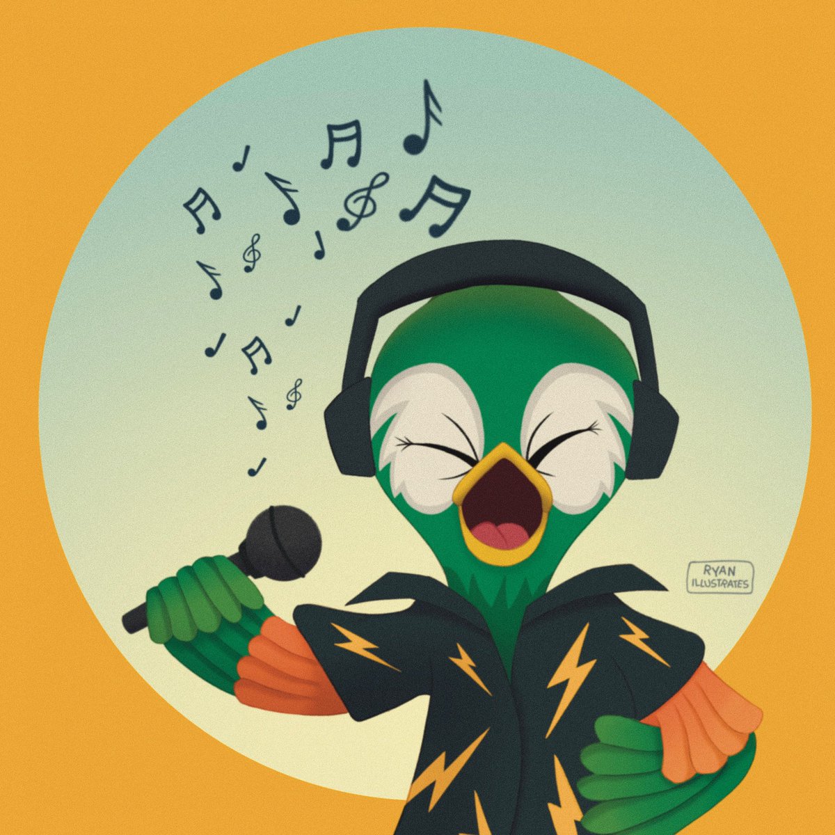 ry_illustrates's tweet photo. What do you all think of this character I was recently commissioned to illustrate?
#parrot #kidlitart #illustrator https://t.co/vmwgiC68YX
