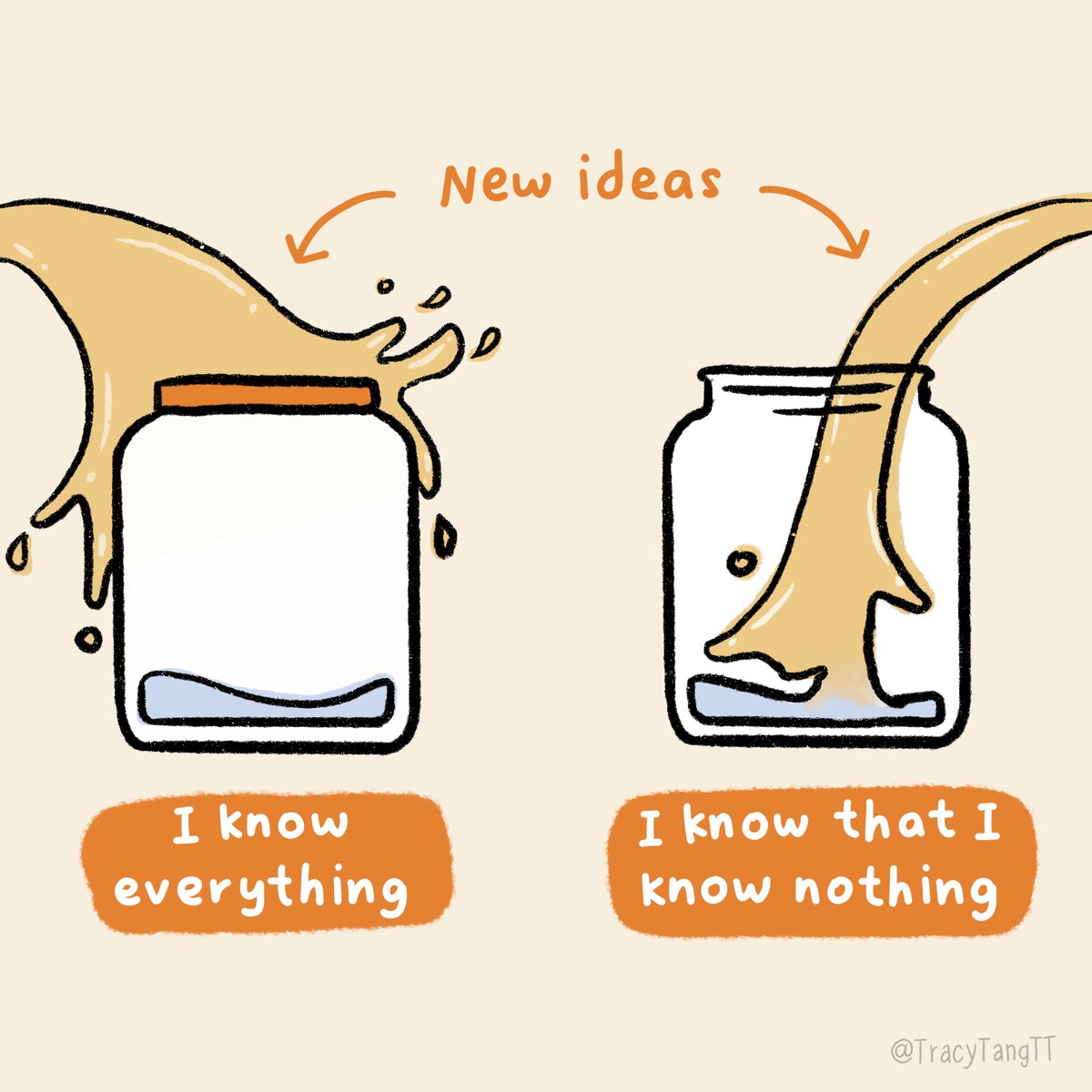 Keep an open mind.

It's the only way new things can get in.
