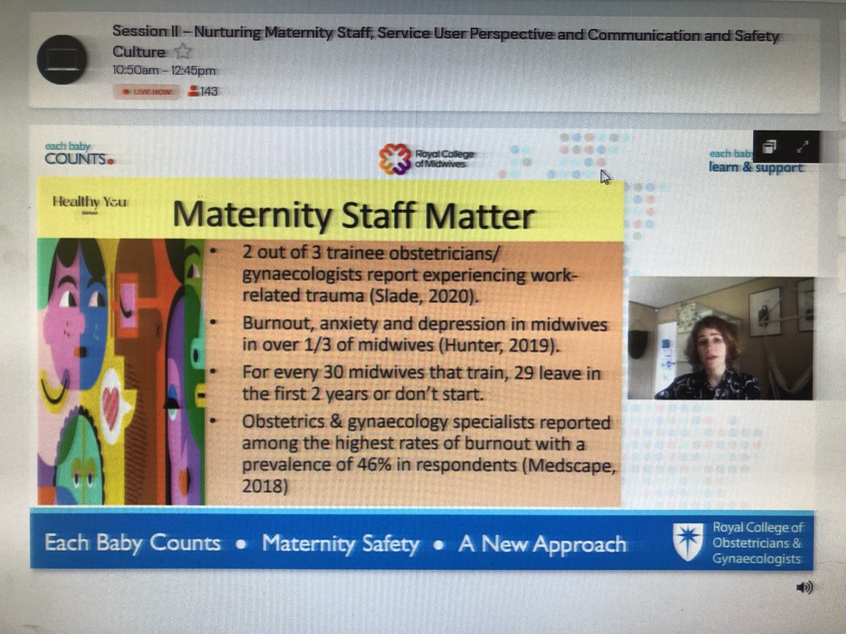 CfSaferBirths's tweet photo. #EBCL&S2022 @healthyyoultd Dr Jan Smith presents about maternity staff, concerning figures here: https://t.co/vgiM2G7Kqw