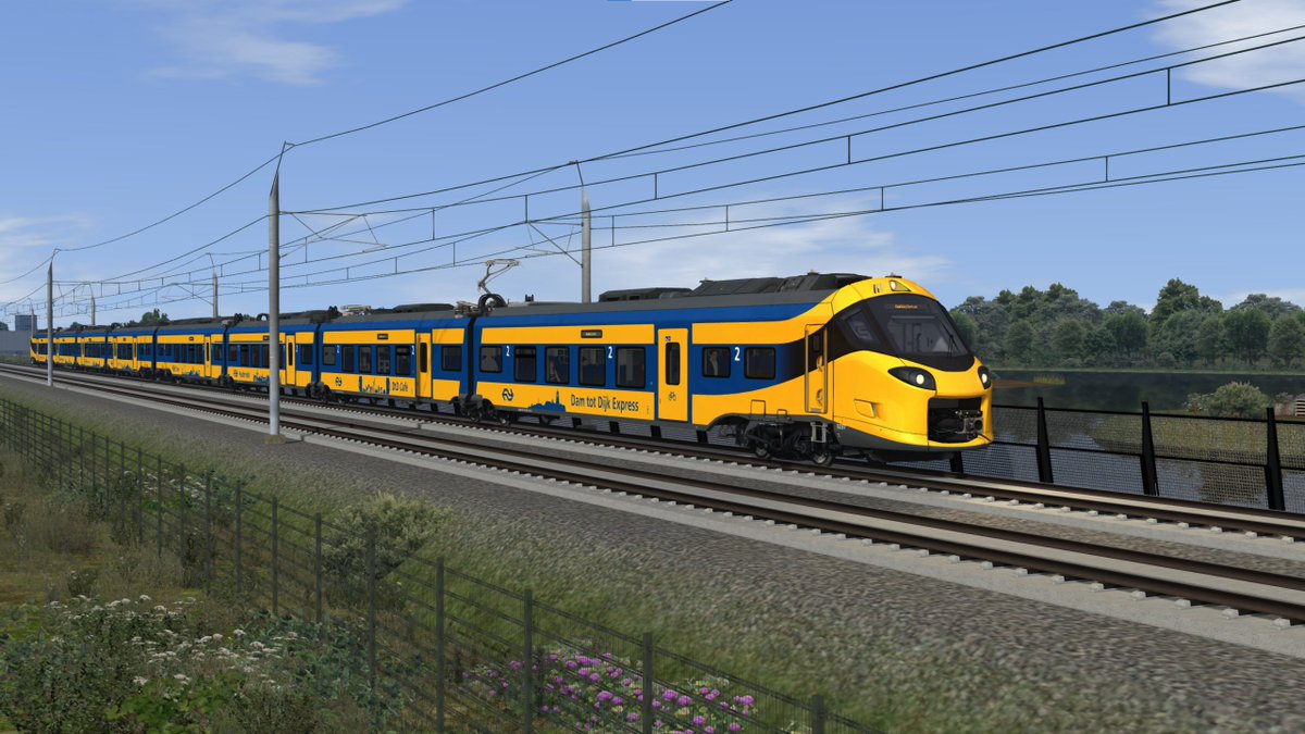 dutchsims's tweet photo. Voor de Christrains NS ICNG zijn diverse fictieve repaints uitgekomen, waaronder een Dam tot Dijk Express en bordeauxrood door het #DCR team, download de repaints op #DutchSims: https://t.co/mb7Obg7oOv
#ChrisTrains #NS #ICNG #DtD #DamtotDijk #DCR #DutchSims https://t.co/DpRUmhaGR3