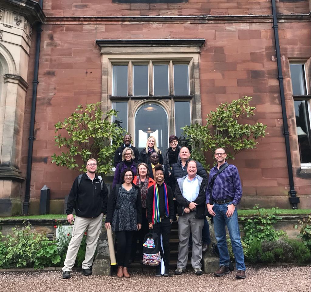 USDP_Outreach's tweet photo. The 2022 University Staff Development Program workshop ⁦@KeeleUniversity⁩ to train 10 PhDs from ⁦@theNWU⁩ &amp; ⁦@ULvarsity⁩ funded by ⁦@BritishCouncil⁩ &amp; ⁦@NewtonFund⁩ kicked off today with a postgraduate research symposium @NicoJSmit1 #PhDjourney #PGRsymposium #USDP https://t.co/cCnLySwLDH