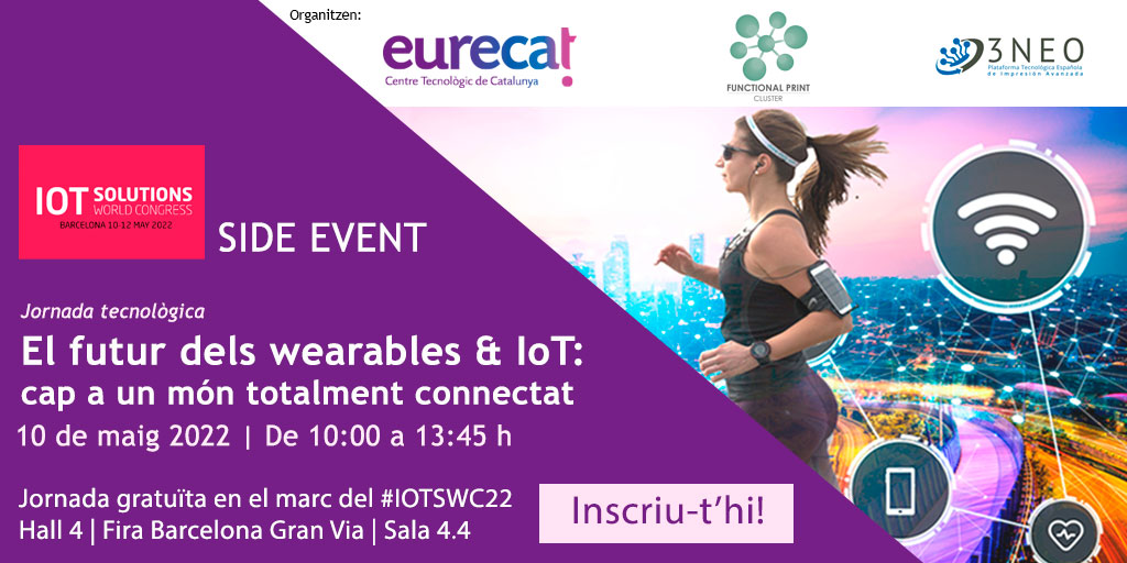 💥Jornada per generar oportunitats d'innovació! 
✅S'hi presentarà la convocatòria d'ajuts #AEI, mostrarà casos d'èxit de dispositius connectats, i participa en el networking per presentar propostes en el marc de la convocatòria.
🗓️10/05 al #IOTSWC22
👉 bit.ly/3Fe7s3Y
