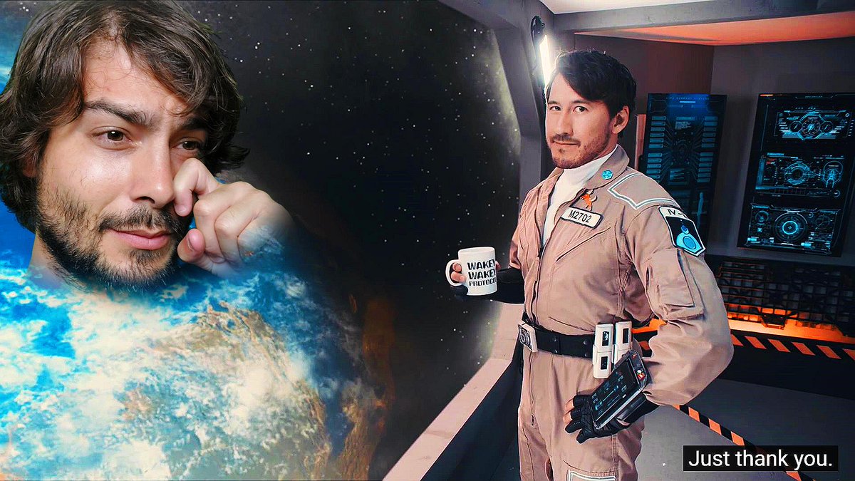 Christovedo's tweet photo. @markiplier IN SPACE With Markiplier PART 2 reaction. 
Man this was amazing I'm definitely going to rewatch it atleast 10 times lol

https://t.co/WY7uDMkviH https://t.co/qP7oRlhatw