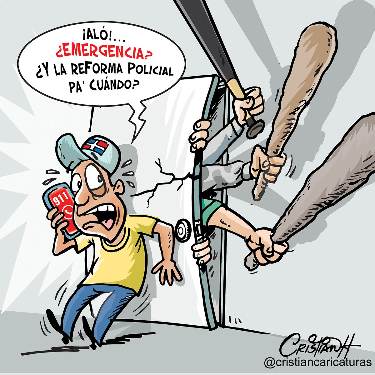 criscaricaturas's tweet photo. Mi caricatura en @ElDia_do 
.
.
.
,
#PoliciaNoMeMate #destacamento #PoliciaNacional #Caricatura #criscaricaturas https://t.co/lepyvU4LLE
