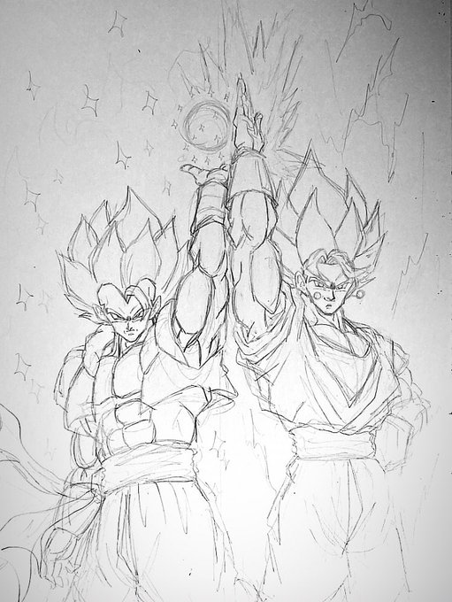 オーラキラキラで技も髪質柔らかそうなのに容赦ない超ゴジータ✨
そしてムキムキ💪

オーラバチバチで技も髪質もトゲトゲなのに手加減しそうな超ベジット✨
そしてスタイリッシュ🤩 