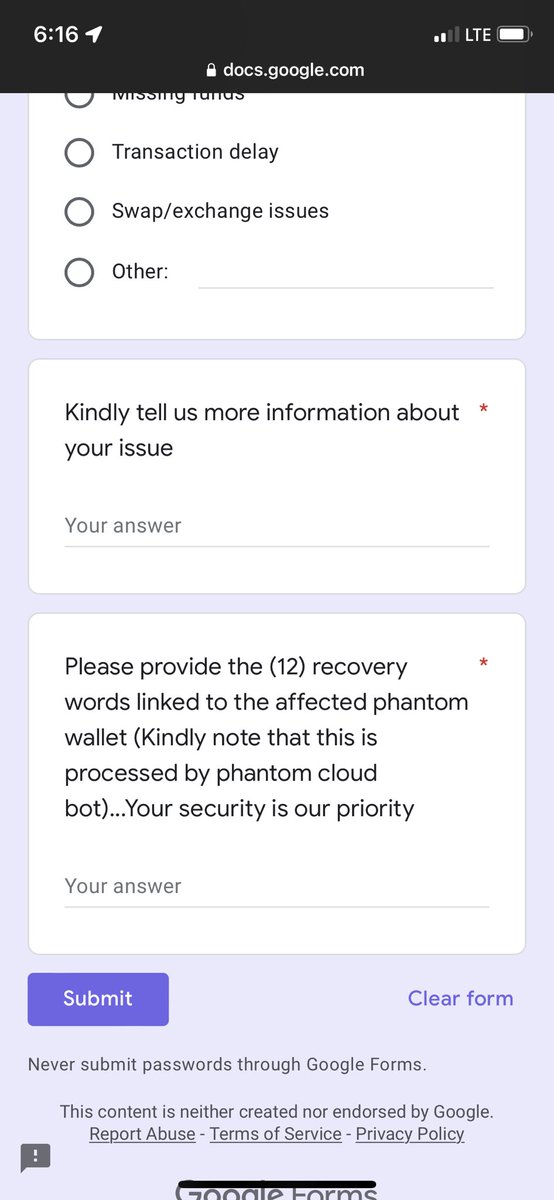 SkunkyFreshNFT's tweet photo. @Psh7La @MetaSamsara @IOHK_Charles @kucoincom @lyu_johnny @KuCoinUpdates It's people like you that give crypto a bad name. DO NOT click on this link and enter your recovery phrase. This guy will steal your $$ https://t.co/PBWIkXu2yv