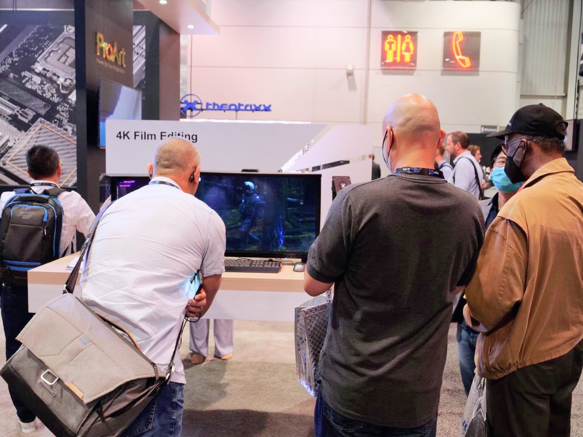 ASUS's tweet image. Thank you guys for visiting us at @NABShow ! 
Have you found the perfect #ProArt device for your creative workflow?🖥️🎨
  
If you didn’t make it to NAB, here are a few highlights. 

#NABShow2022 #CreatewithASUS #ExploreBeyondTheLimits