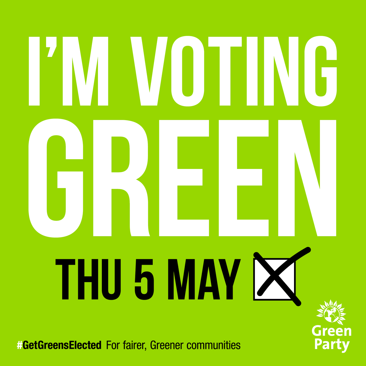 TheGreenParty's tweet photo. 💚 For fairness. For decency. For councillors who work hard all year round.

🗳️ Tell us - why are you voting Green?

#GetGreensElected https://t.co/mwJDZNRQMS