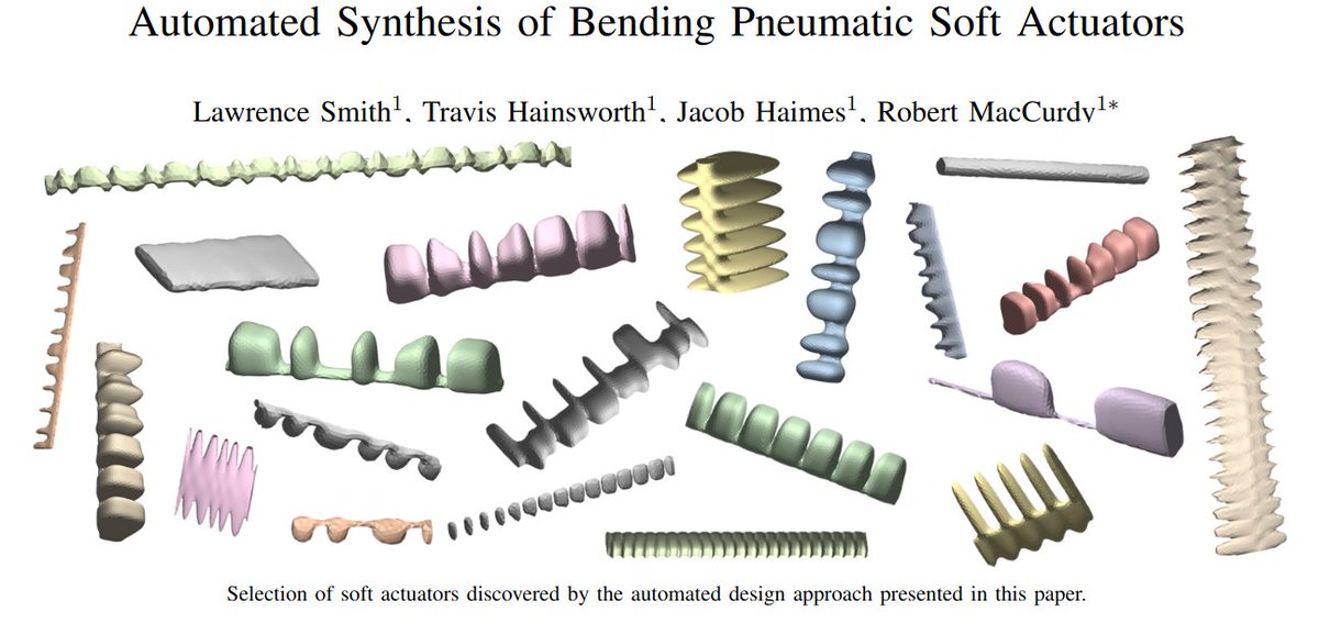 New paper by Lawrence Smith et al. featuring <a href="/GibbonToolbox/">GIBBON</a> for soft robotic actuator design: 

"Automated Synthesis of Bending Pneumatic Soft Actuators"

doi.org/10.1109/RoboSo…